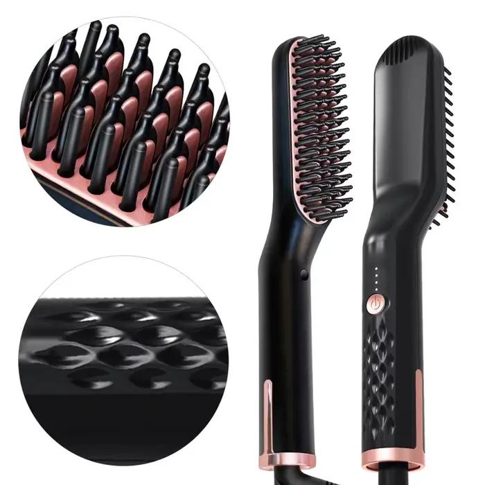 Brosse à lisser les cheveux électrique professionnelle