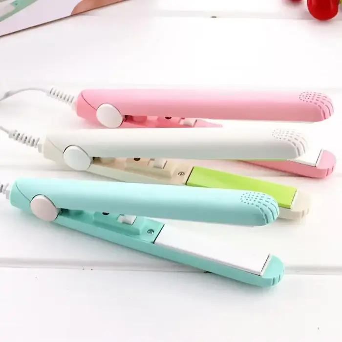 Mini fer à lisser les cheveux presse-papiers petite prise d'alimentation friser