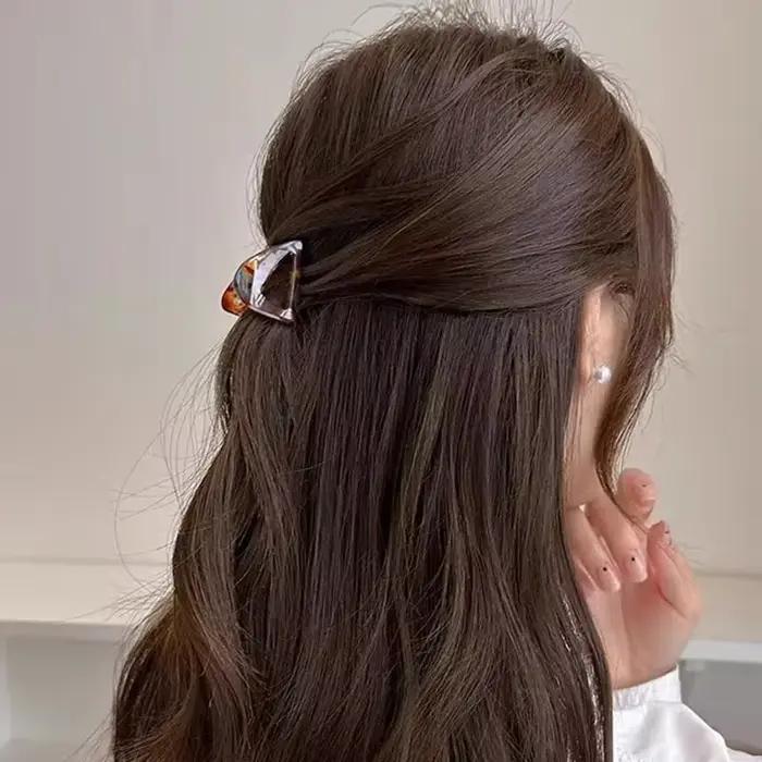5cm petite griffe de cheveux acétate