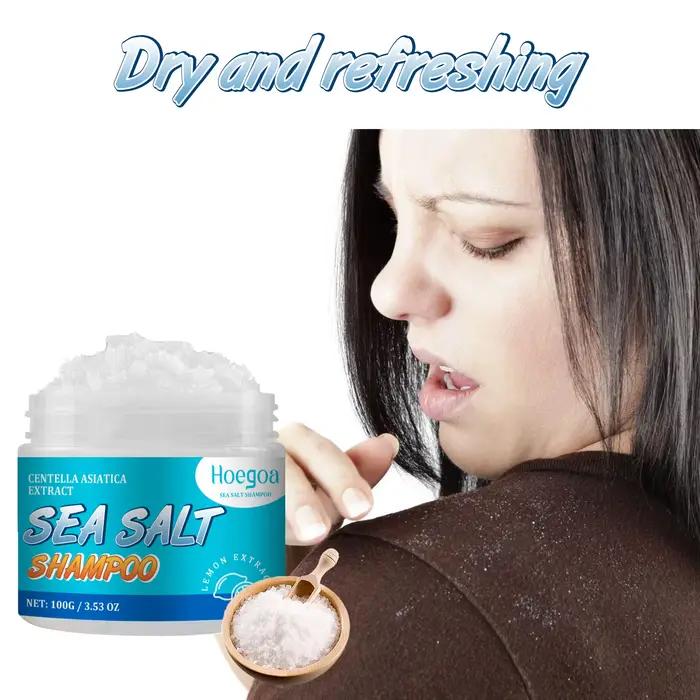 Shampooing anti-chute de cheveux au sel de mer