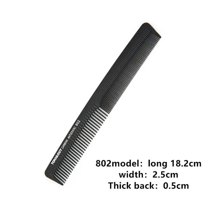 Peigne à cheveux antistatique carbone brosse