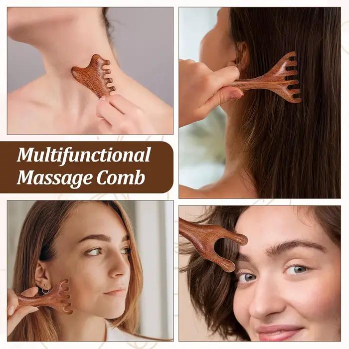 Peigne de massage Gua Sha pour la tête
