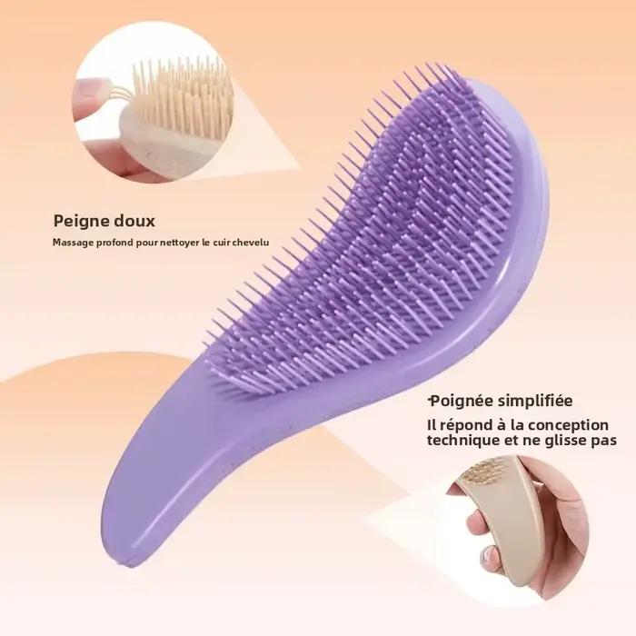 Brosse à cheveux magique démêlante