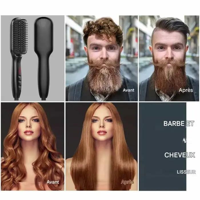 Brosse lissante chauffante pour femmes