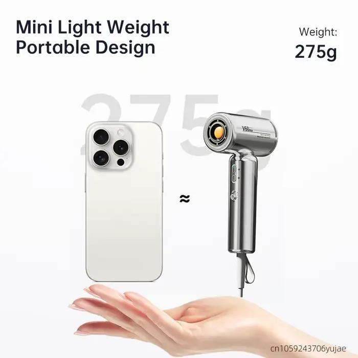 Mini sèche-cheveux à grande vitesse 1400W