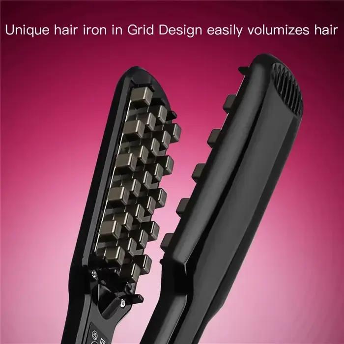 Fer à cheveux volumisant professionnel en céramique