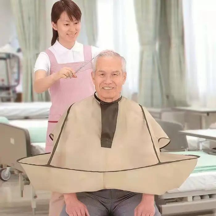 Cape de coupe de cheveux professionnelle pour barbier