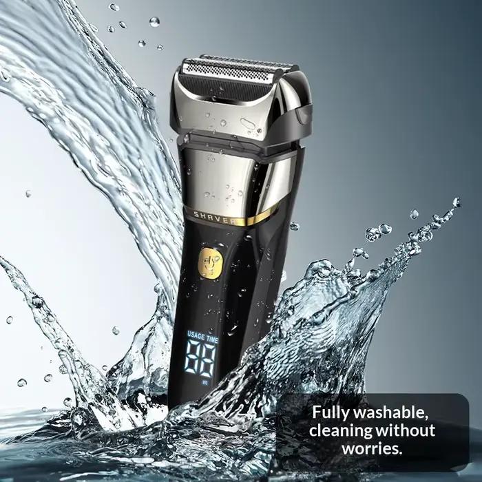 Nouveau rasoir électrique pour hommes avec écran LCD