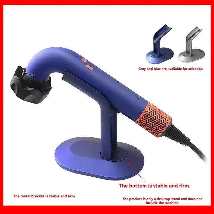 Support de bureau pour sèche-cheveux Dyson HD17 HD18, support métallique pour sèche-cheveux, organisateur de salle de bains, off