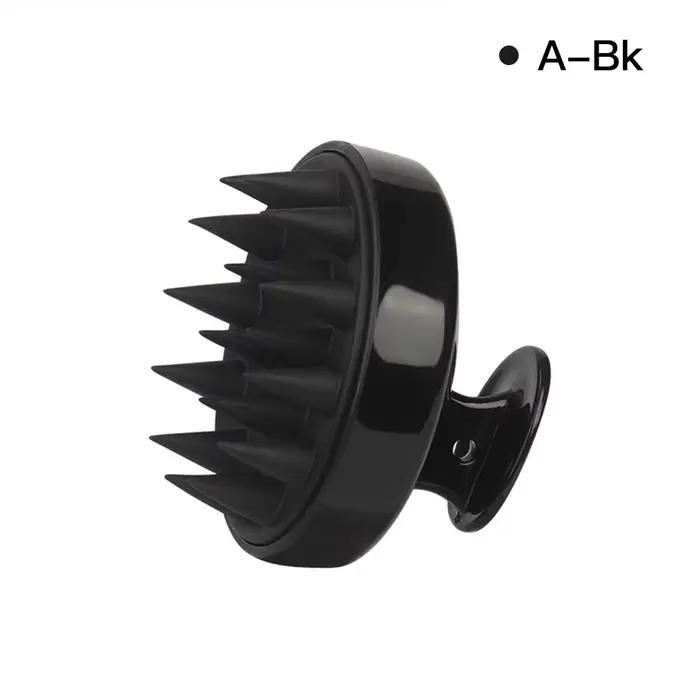 Brosse de massage du cuir chevelu en silicone pour la croissance des cheveux / l'élimination des pellicules