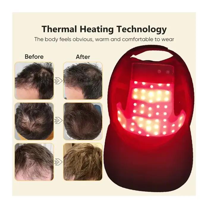Bonnet de thérapie à la lumière rouge LED