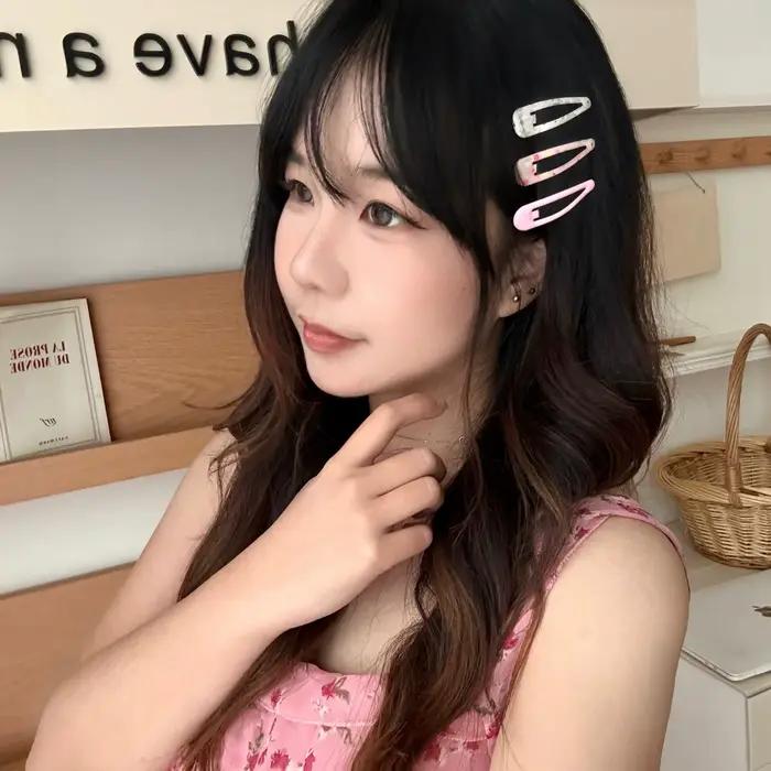 Épingle à cheveux florale style Ins