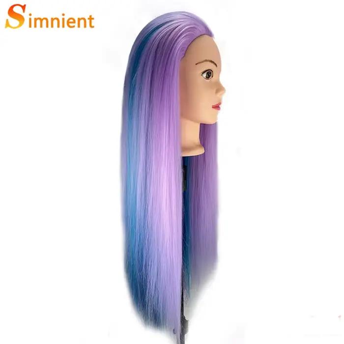 Tête de mannequin d'entraînement pour coiffure et maquillage