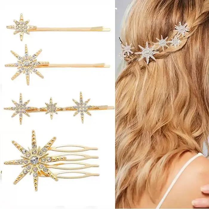 Combinaison d'accessoires pour cheveux : pinces