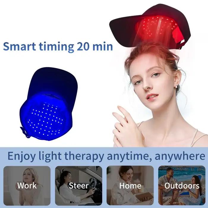 Casque de luminothérapie LED rouge pour la croissance des cheveux
