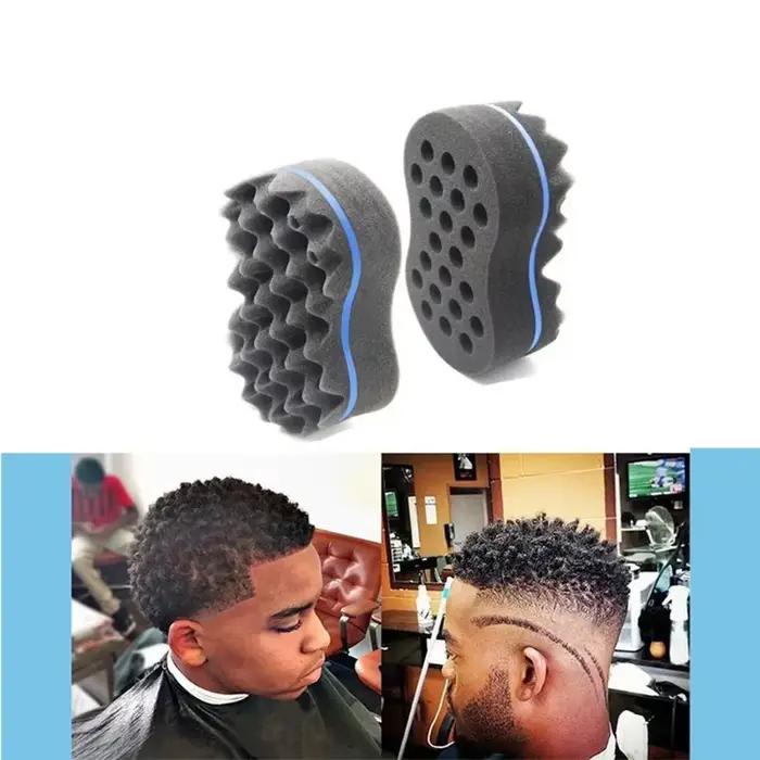 Brosse éponge de coiffure bouclée