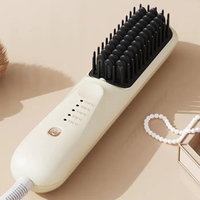 Brosse lissante chauffante 5 modes à ions négatifs
