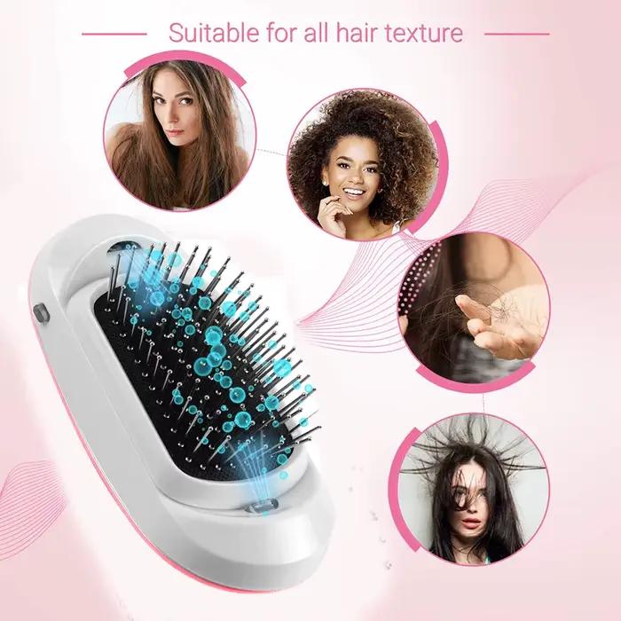 Brosse à cheveux ionique démêlante