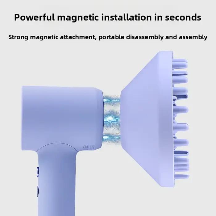 Nouveau pour Laifen Mini sèche-cheveux Diffusion buse de friser bouclier de séchage moelleux