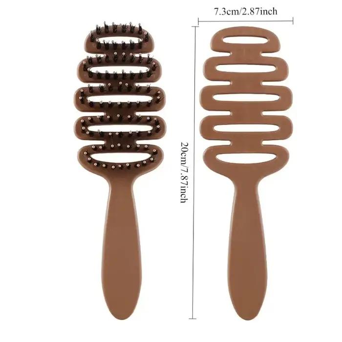 Brosse démêlante en poils de sanglier