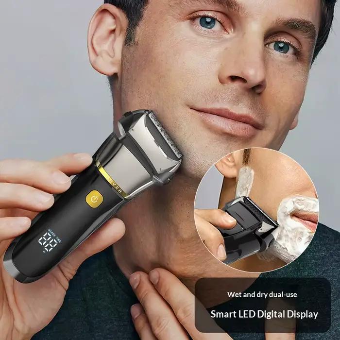 Nouveau rasoir électrique pour hommes avec écran LCD
