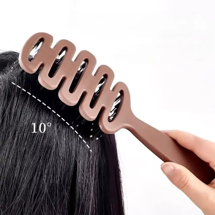 Brosse à cheveux en poils de sanglier