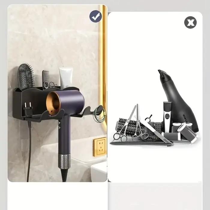 Support de rangement pour sèche-cheveux