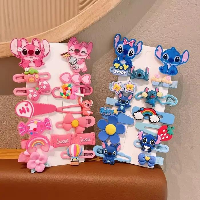 Épingle à cheveux en point de dessin animé pour bébé fille