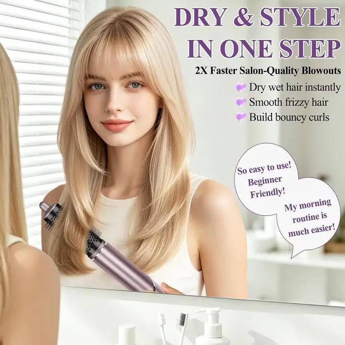 Brosse volumisante ronde Shark FlexFusion Glam