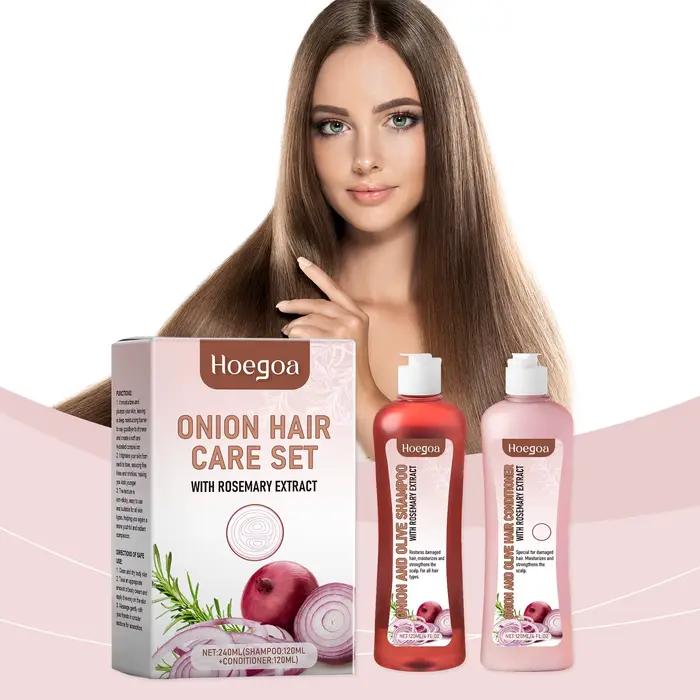 Ensemble de shampooing à l'oignon et au romarin