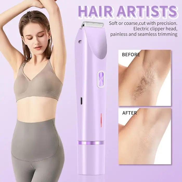 Rasoir électrique pour femme à double tête