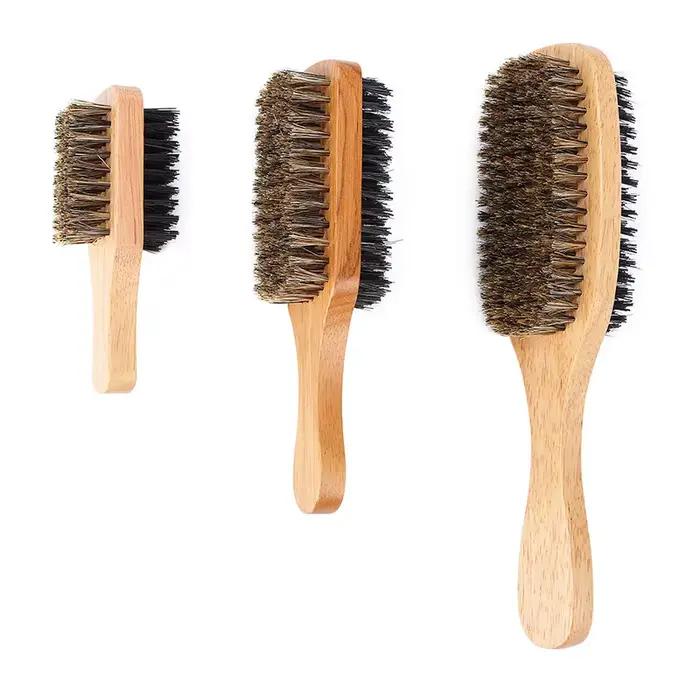 Brosse à cheveux en poils de sanglier