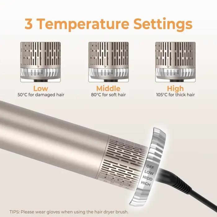 Sèche-cheveux UKLISS 5 en 1 multifonctionnel