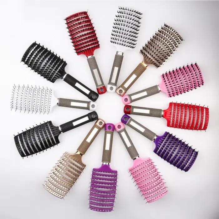 Brosse à cheveux en nylon pour femmes
