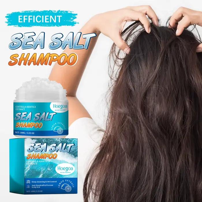 Shampooing anti-chute de cheveux au sel de mer