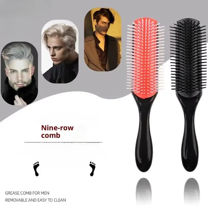 Denman – brosse à cheveux démêlante unisexe à 9 rangées