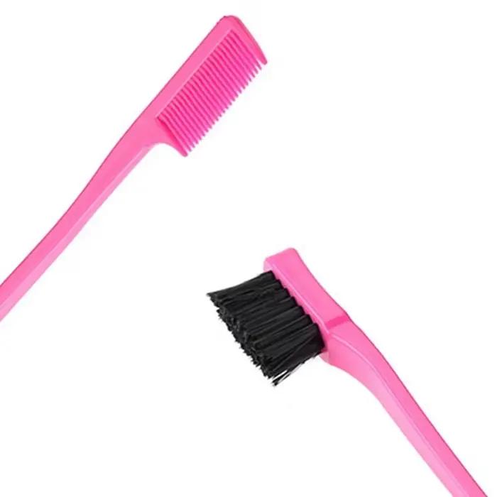 10/20 brosses double face pour le contrôle des bords des cheveux - Multifonctionnelles