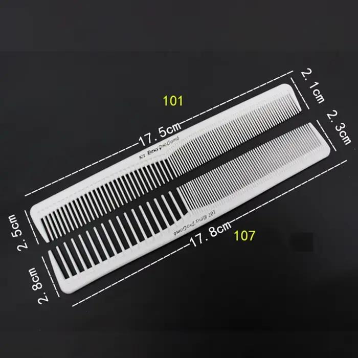 Peigne professionnel pour coupe de cheveux antistatique tête plate brosse