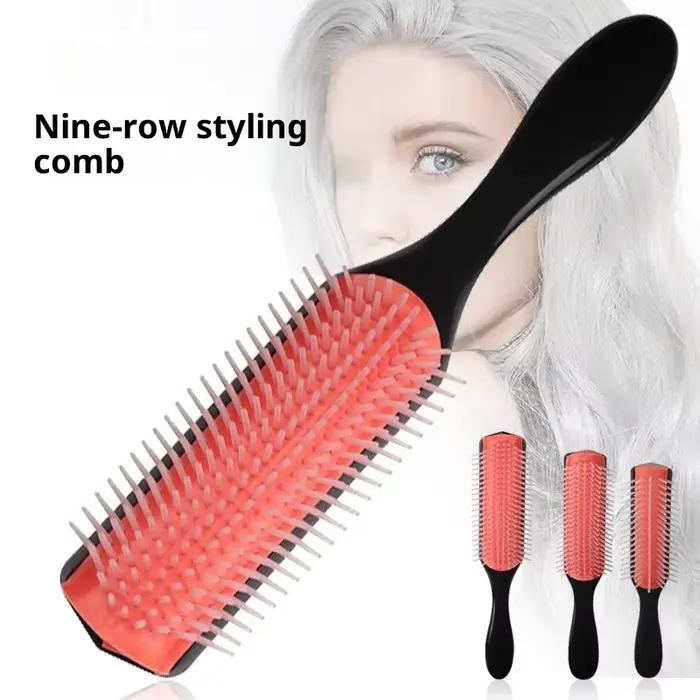Denman – brosse à cheveux démêlante unisexe à 9 rangées