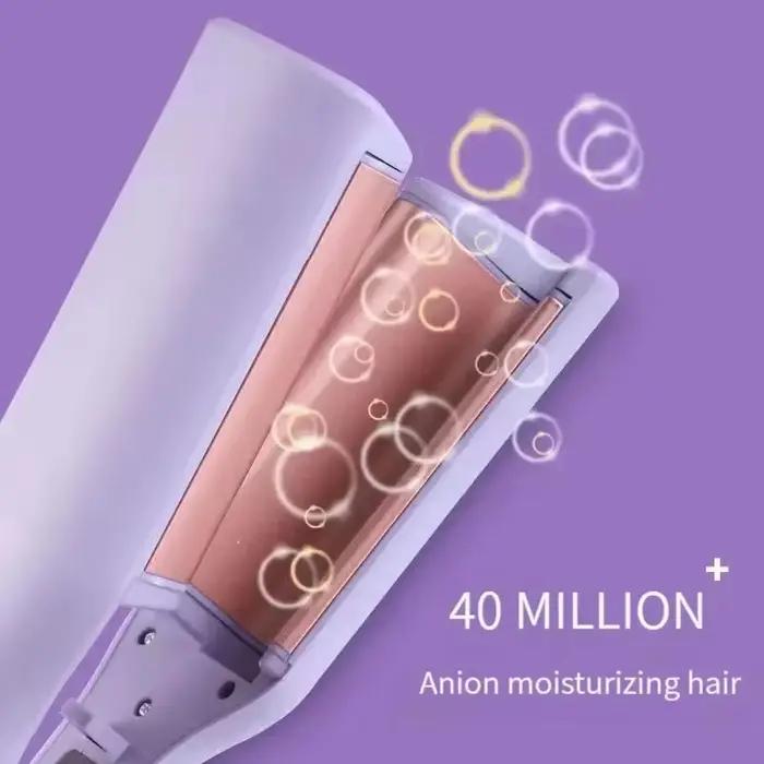 32mm français bigoudi vague professionnel oeuf rouleau cheveux fer à friser ondulé