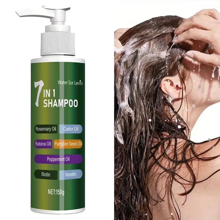 Shampooing 7-en-1, riche en mousse et facile à rincer