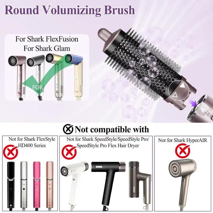Brosse volumisante ronde Shark FlexFusion Glam