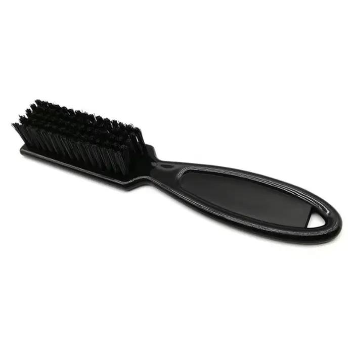 Brosse à Barbe Noire Professionnelle en Forme de Tête d'Huile