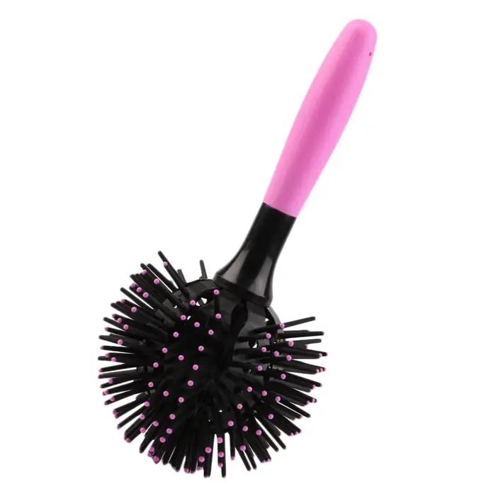 Brosses à cheveux rondes 3D, peigne de maquillage pour Salon de coiffure, boule à 360 degrés, outils de coiffure, brosse magique démêlante, peigne à cheveux résistant à la chaleur