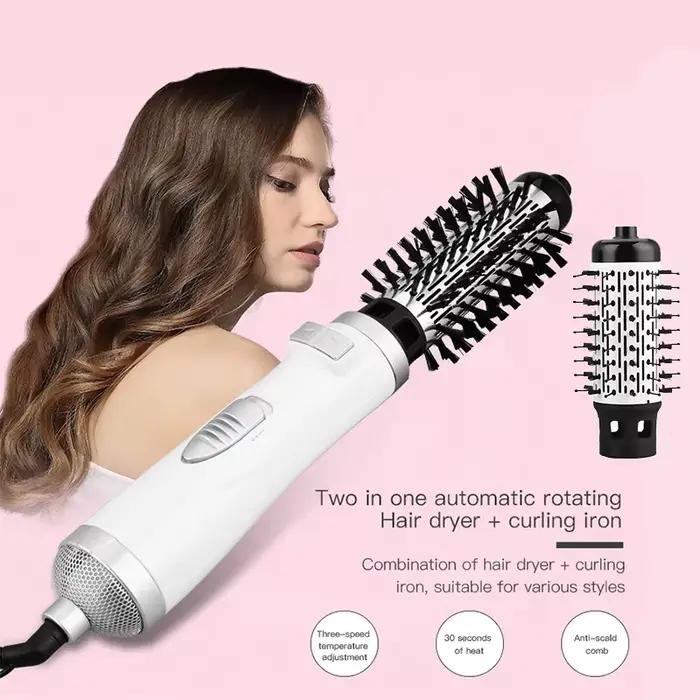 Brosse à Air chaud rotative automatique 2 en 1