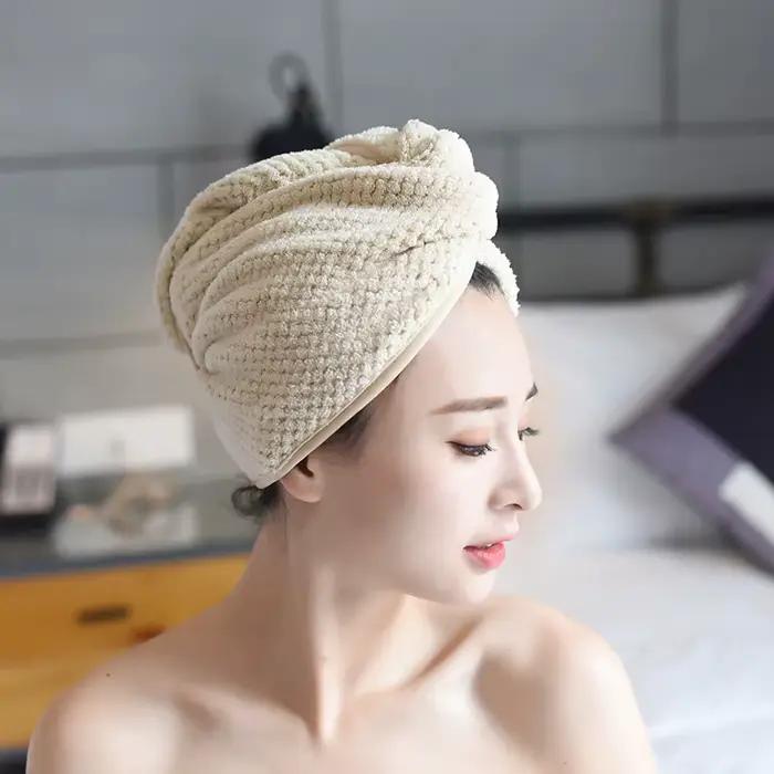 Serviette de séchage de cheveux