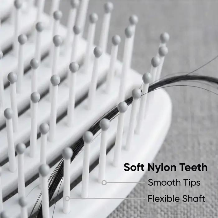 1 pièce Brosse à cheveux professionnelle incurvée à trous d'aération pour le séchage à la bougie