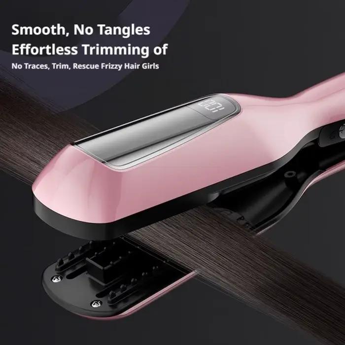 Coupe-pointes fourchues automatique – Répare les cheveux abîmés sans douleur – Lisse et redresse les pointes