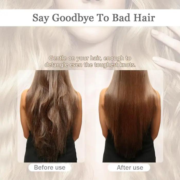 9-Rows Cushion Nylon Bristle Hair Brush Classic Detangling Wet Dry Curly
