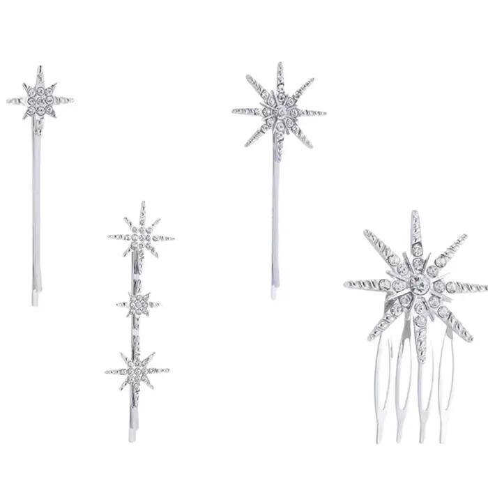 Combinaison d'accessoires pour cheveux : pinces
